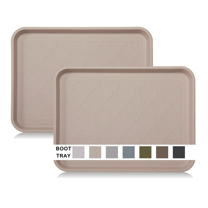 Boot Mat Tray for Entryway Indoor&Outdoor,2 Packs