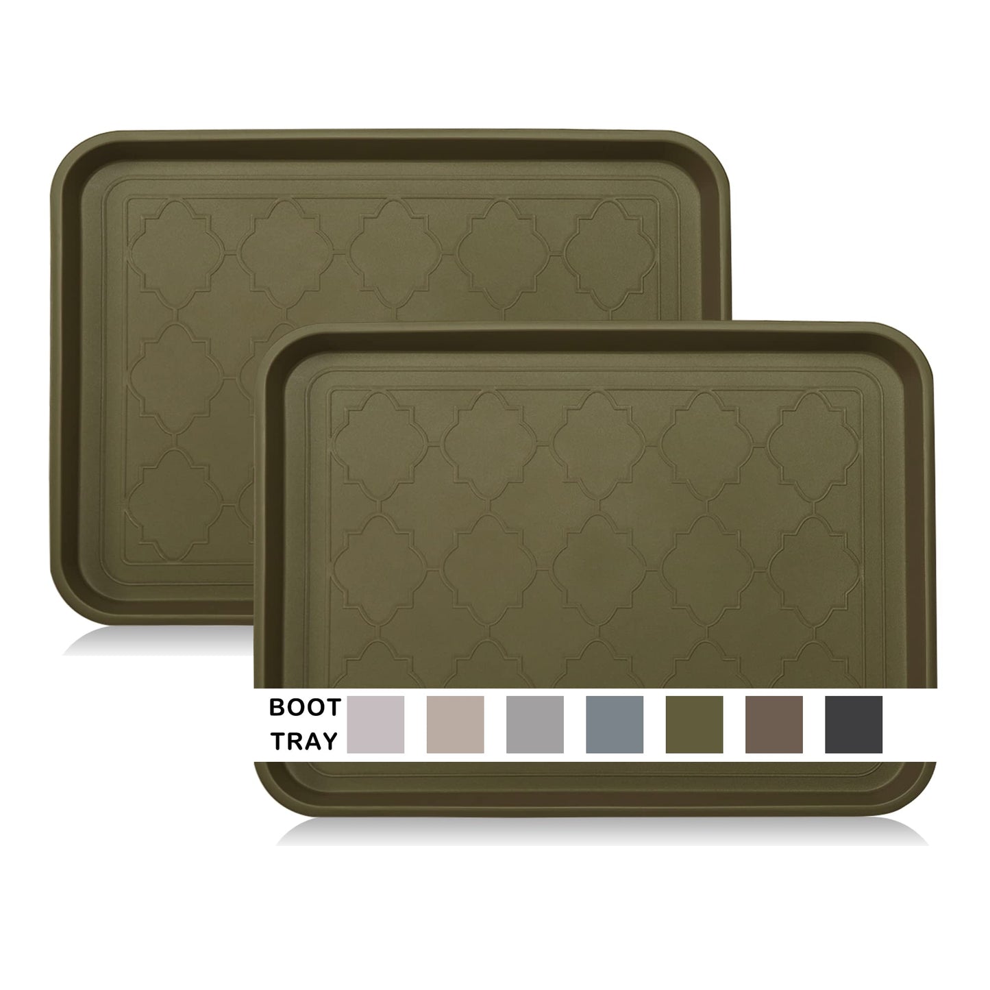 Boot Mat Tray for Entryway Indoor&Outdoor,2 Packs