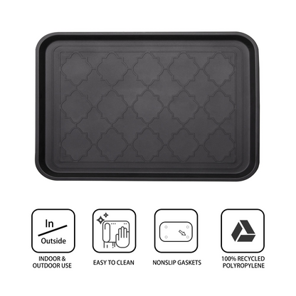 Boot Mat Tray for Entryway Indoor&Outdoor,2 Packs