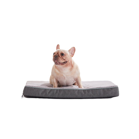 Plush Memory Foam Orthopedic Dog Beds with Removable Washable Cover & Waterproof Lining