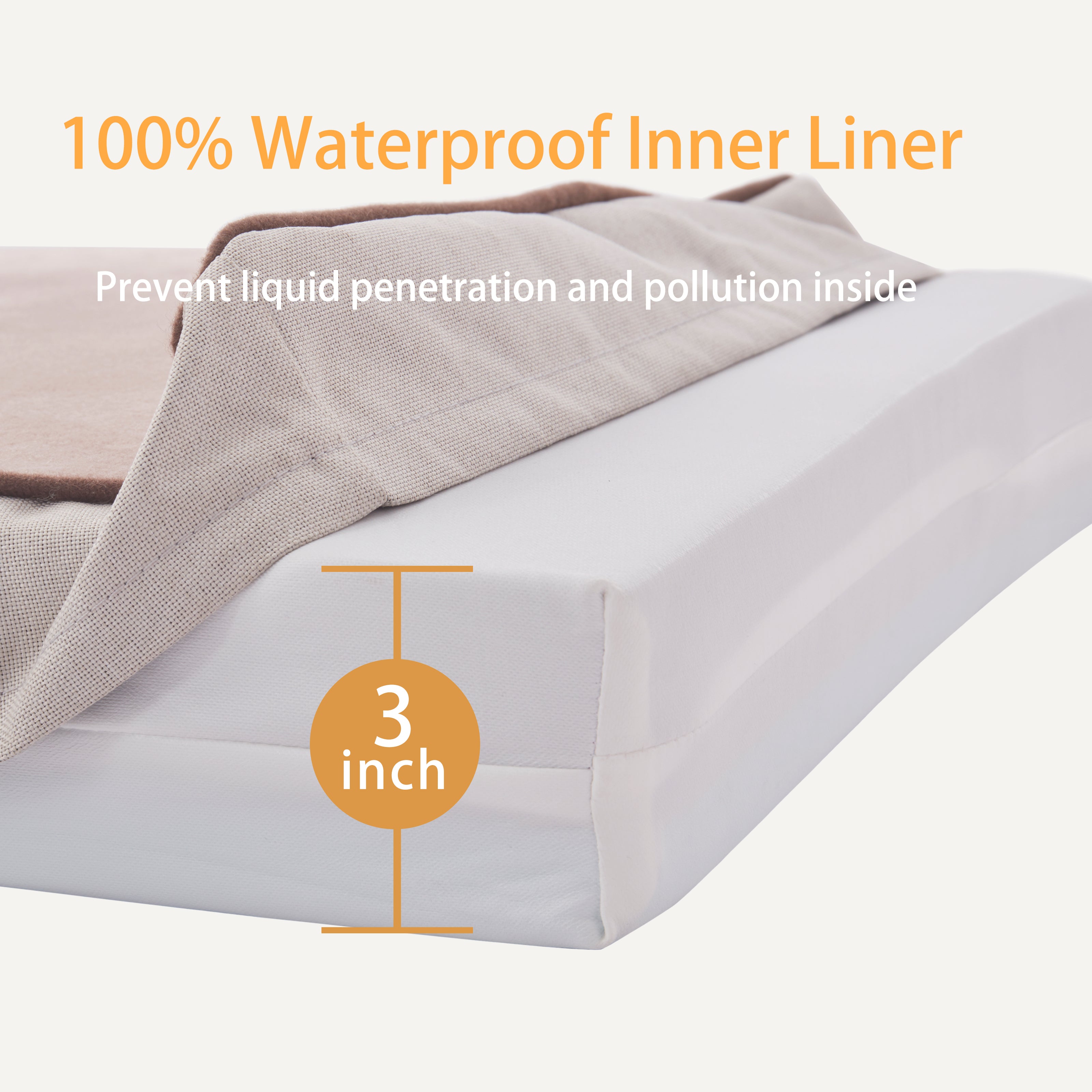 Memory Foam Removable Cover Dog Bed