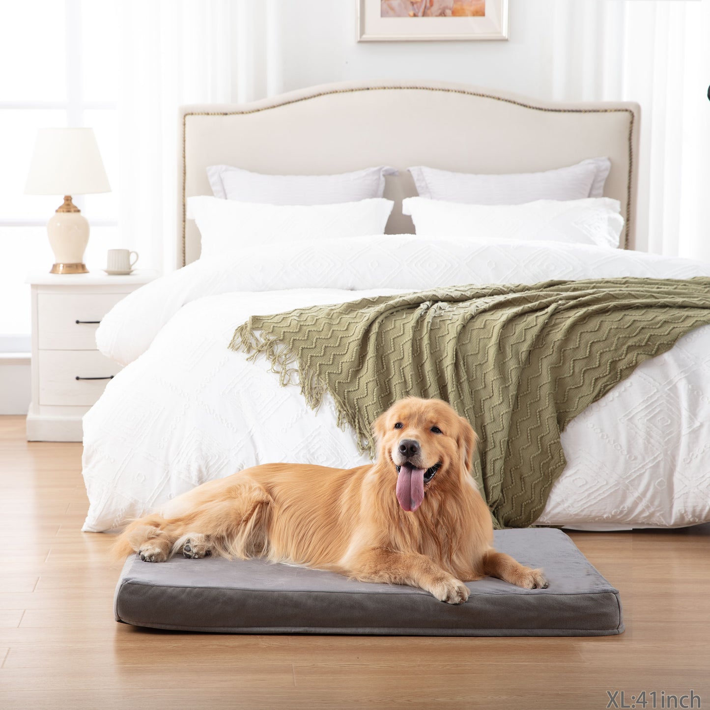 Memory Foam Removable Cover Dog Bed