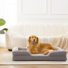Load image into Gallery viewer, LFC PETS  Orthopedic Dog Bed, Waterproof Thick Foam Dog Bed Bolster Sofa with Machine Washable Cover, Comfy Dog Bed for Small Medium Large Dog
