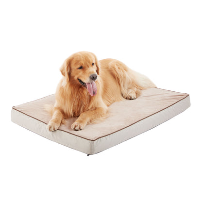 Memory Foam Removable Cover Dog Bed