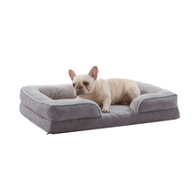 Load image into Gallery viewer, LFC PETS  Orthopedic Dog Bed, Waterproof Thick Foam Dog Bed Bolster Sofa with Machine Washable Cover, Comfy Dog Bed for Small Medium Large Dog
