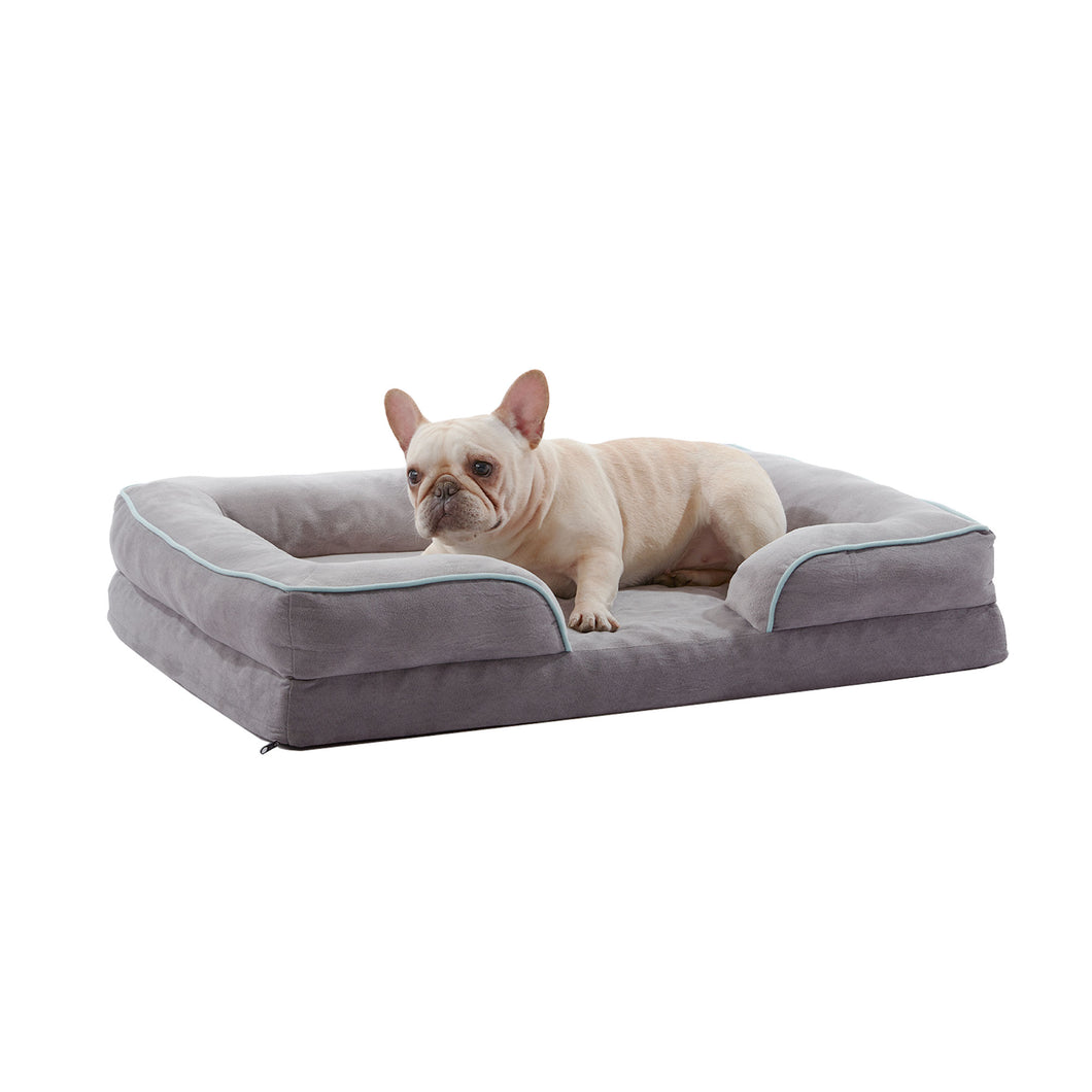 LFC PETS  Orthopedic Dog Bed, Waterproof Thick Foam Dog Bed Bolster Sofa with Machine Washable Cover, Comfy Dog Bed for Small Medium Large Dog
