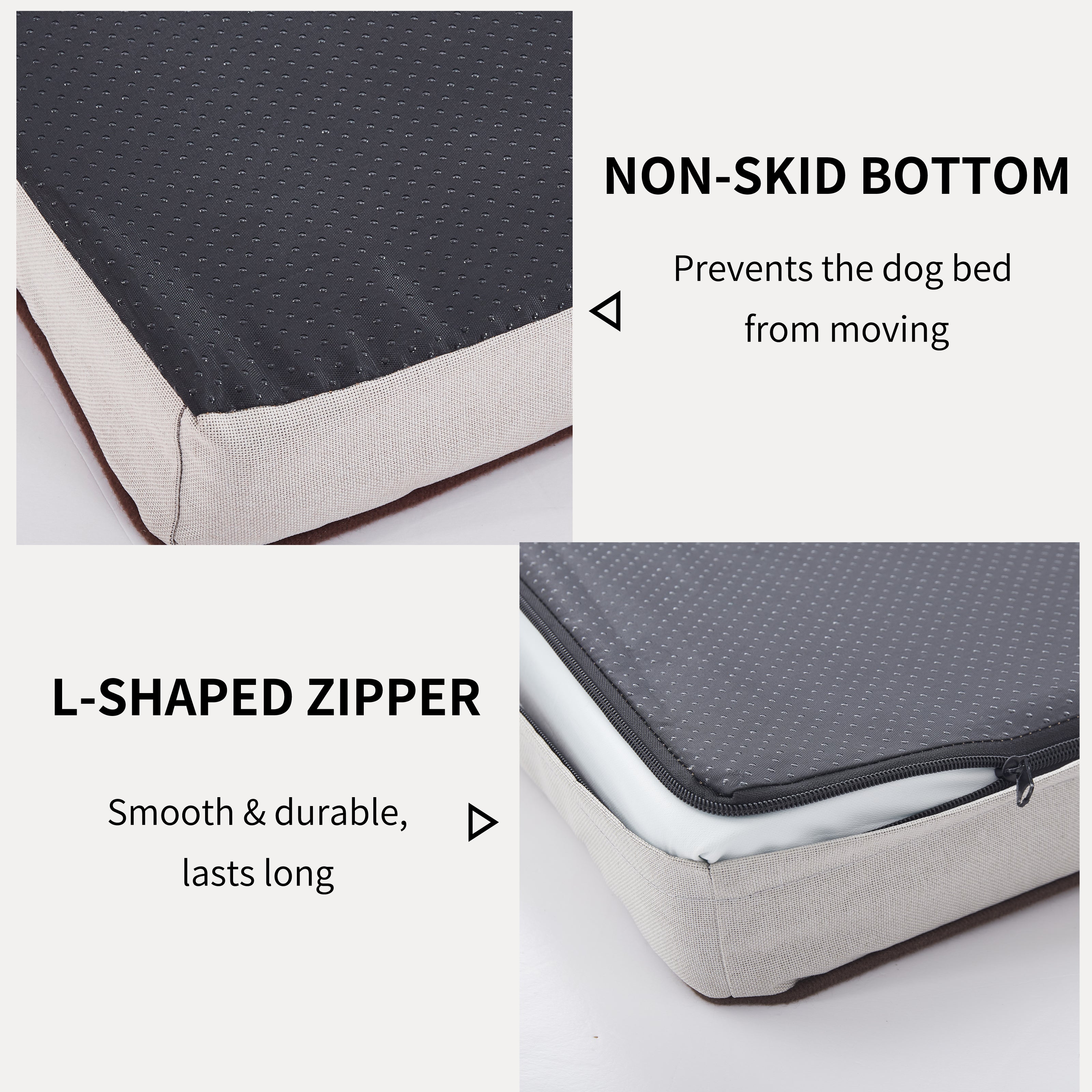 Memory Foam Removable Cover Dog Bed