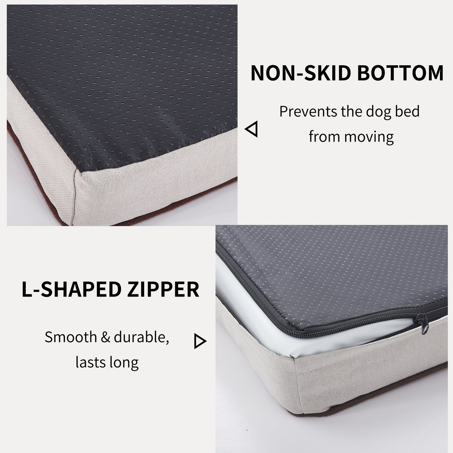 Memory Foam Removable Cover Dog Bed