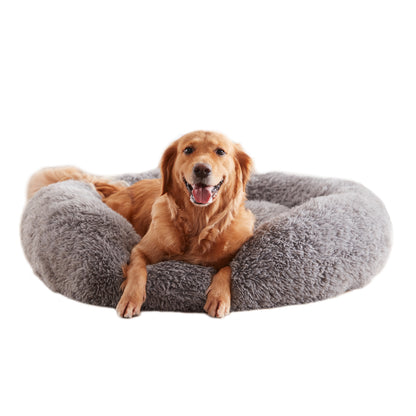 Calming Donut Dog Beds for Large dog, Anti-Anxiety