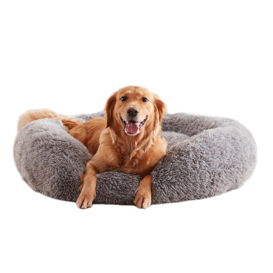 Calming Donut Dog Beds for Large dog, Anti-Anxiety
