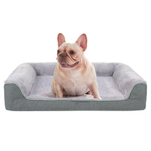 Load image into Gallery viewer, LFC PETS  Orthopedic Dog Bed - Waterproof Dog Foam Sofa with Removable Washable Cover, Thick Bolster Rim - Couch Dog Bed for Small Medium Large Dogs
